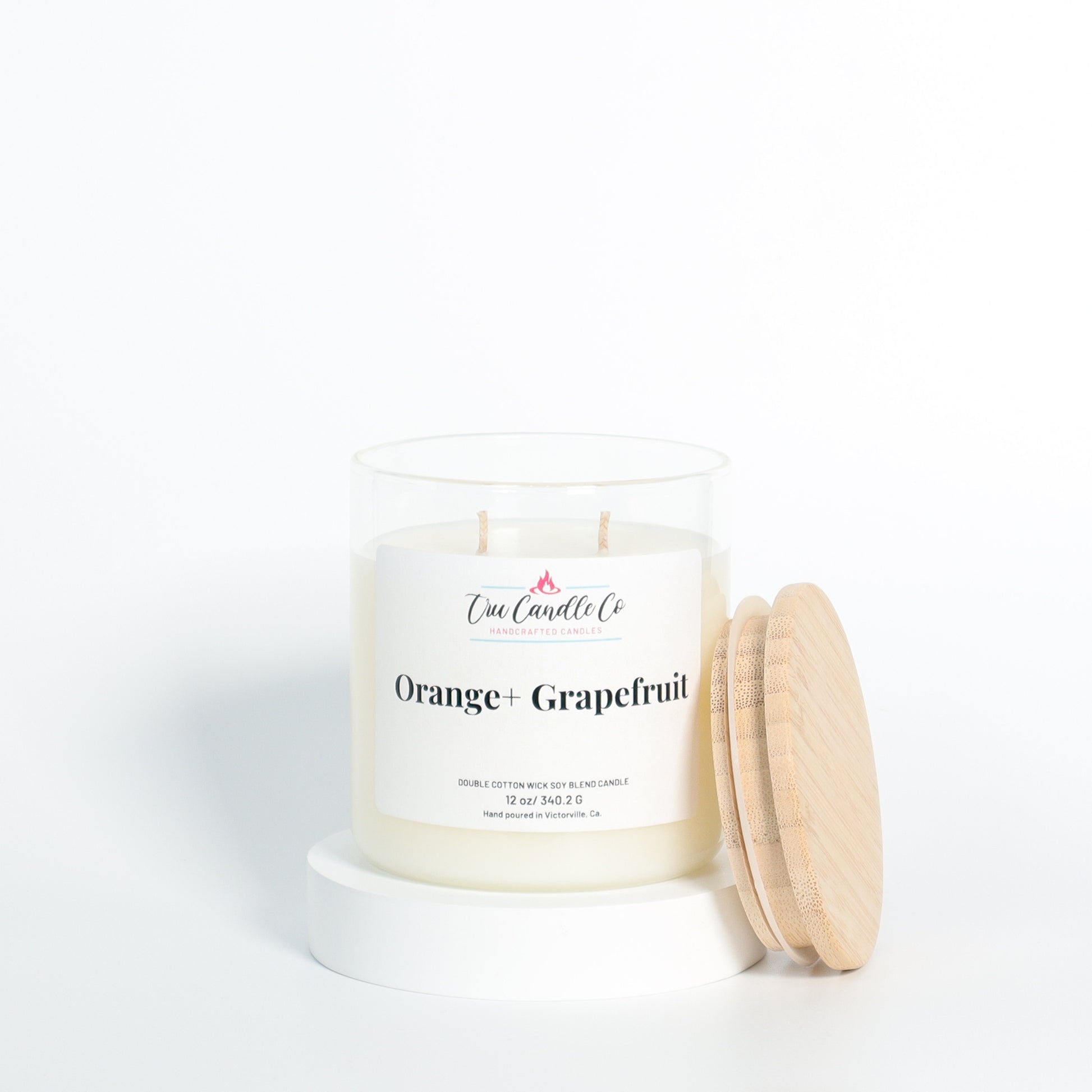 orange candle with grapefruit perfect for your candles for sping