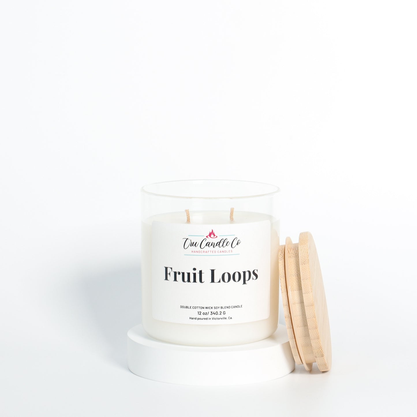 fruit loops candle with citrus notes that makes this the best cereal candle or citrus candle. 