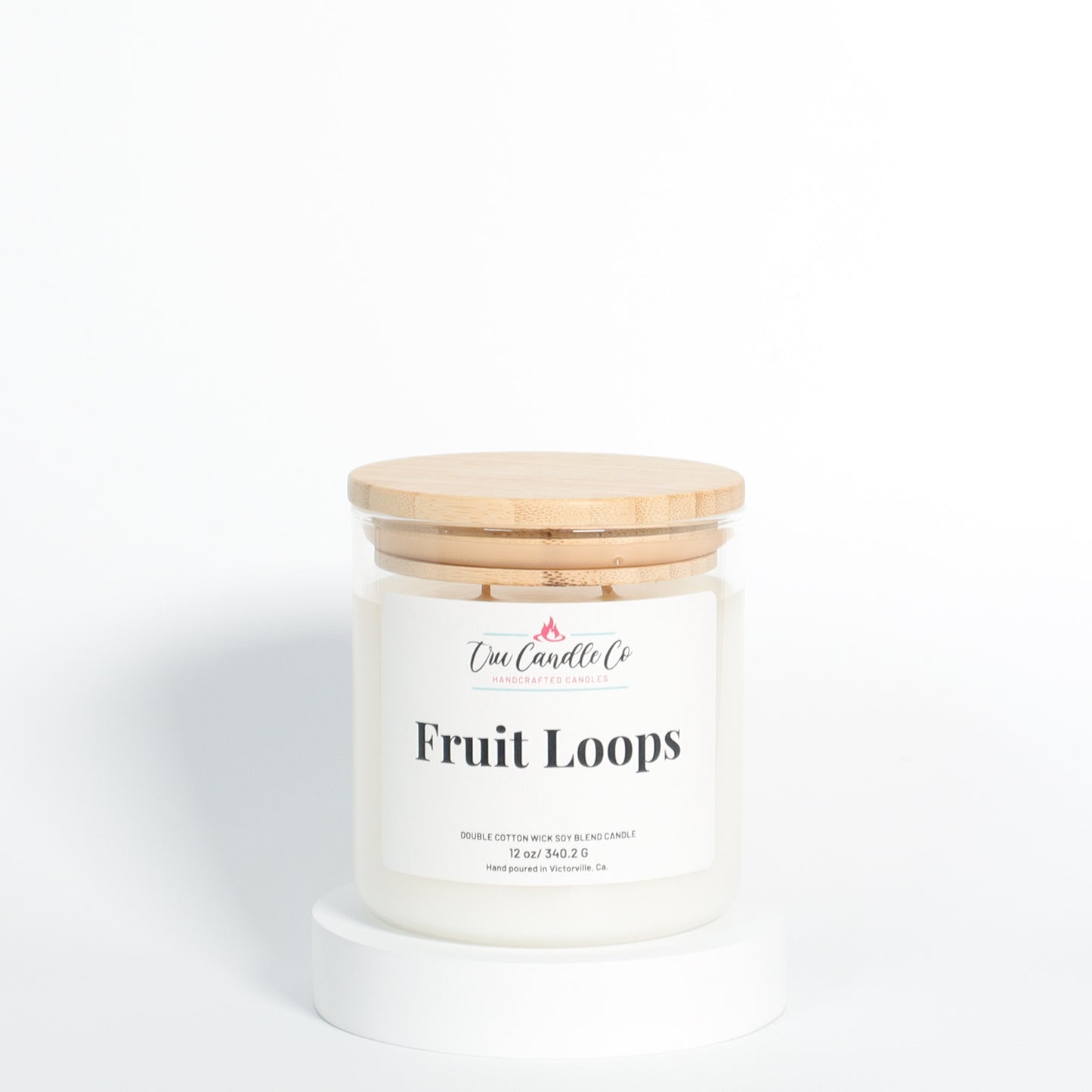 fruit loops candle with citrus notes that makes this the best cereal candle or citrus candle. 