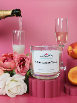 Champagne Toast Candle