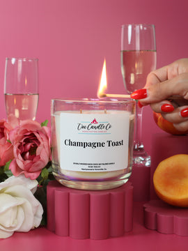 Champagne Toast Candle