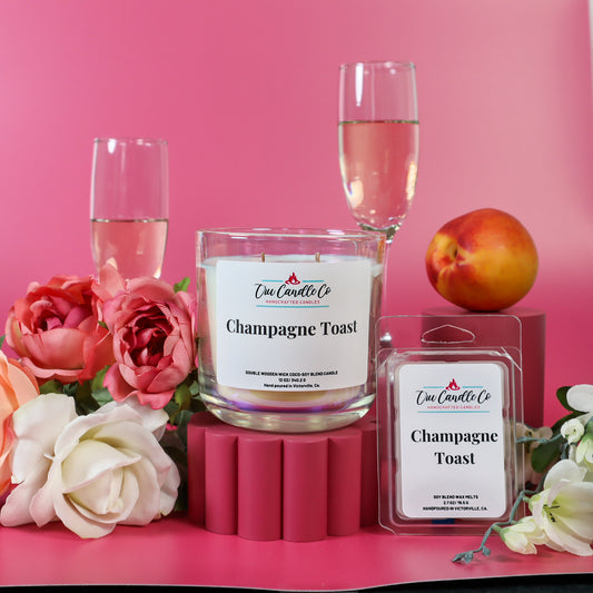 champagne toast wax melts 