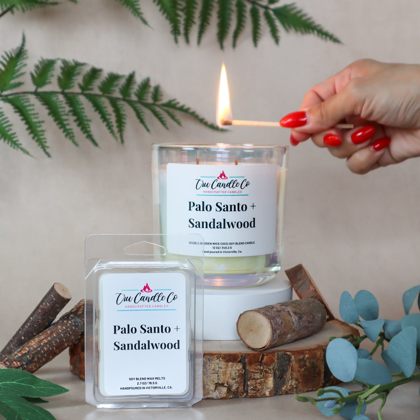 palo santo candle